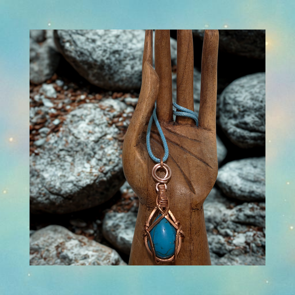 Dyed Howalite - Soul Amulet