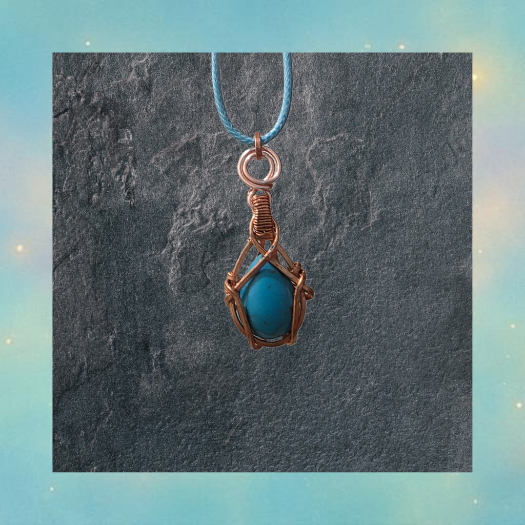 Dyed Howalite - Soul Amulet