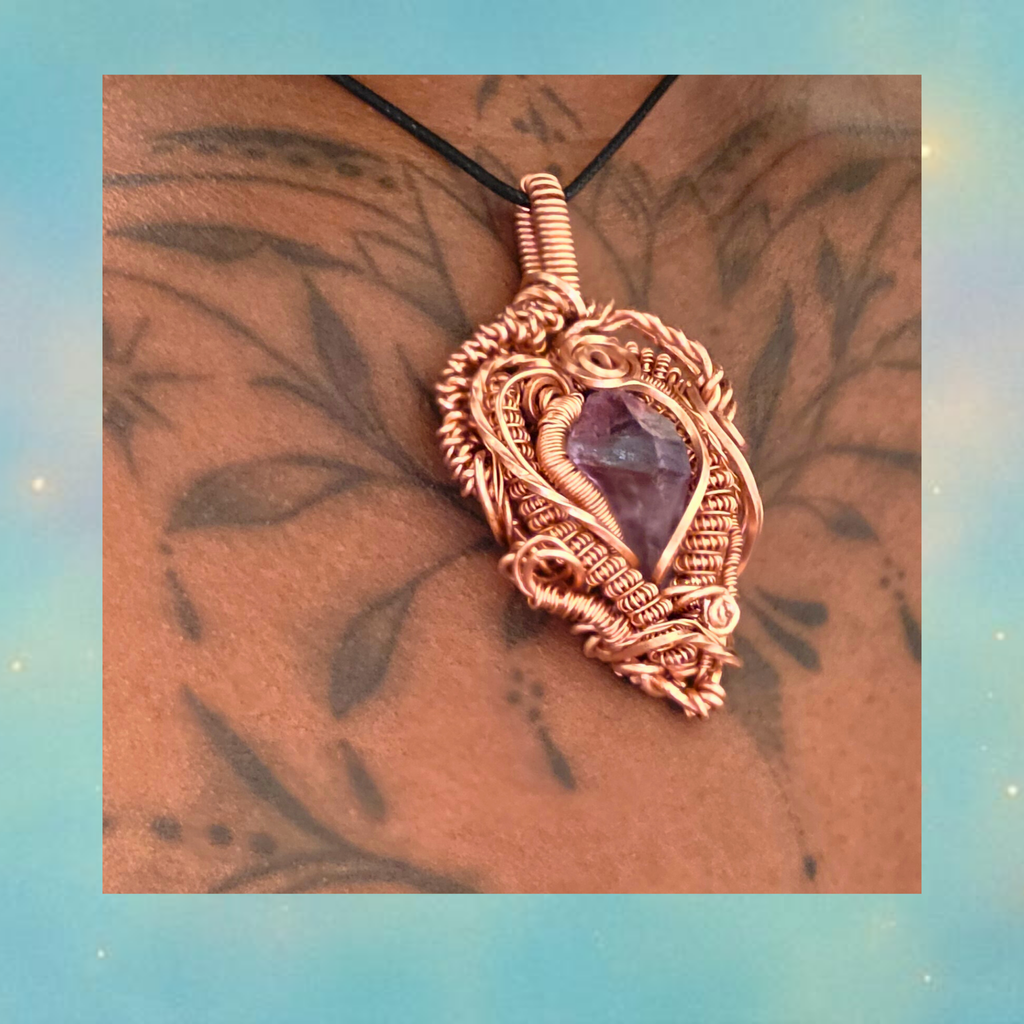 ✨ Amethyst + Copper Talisman ✨