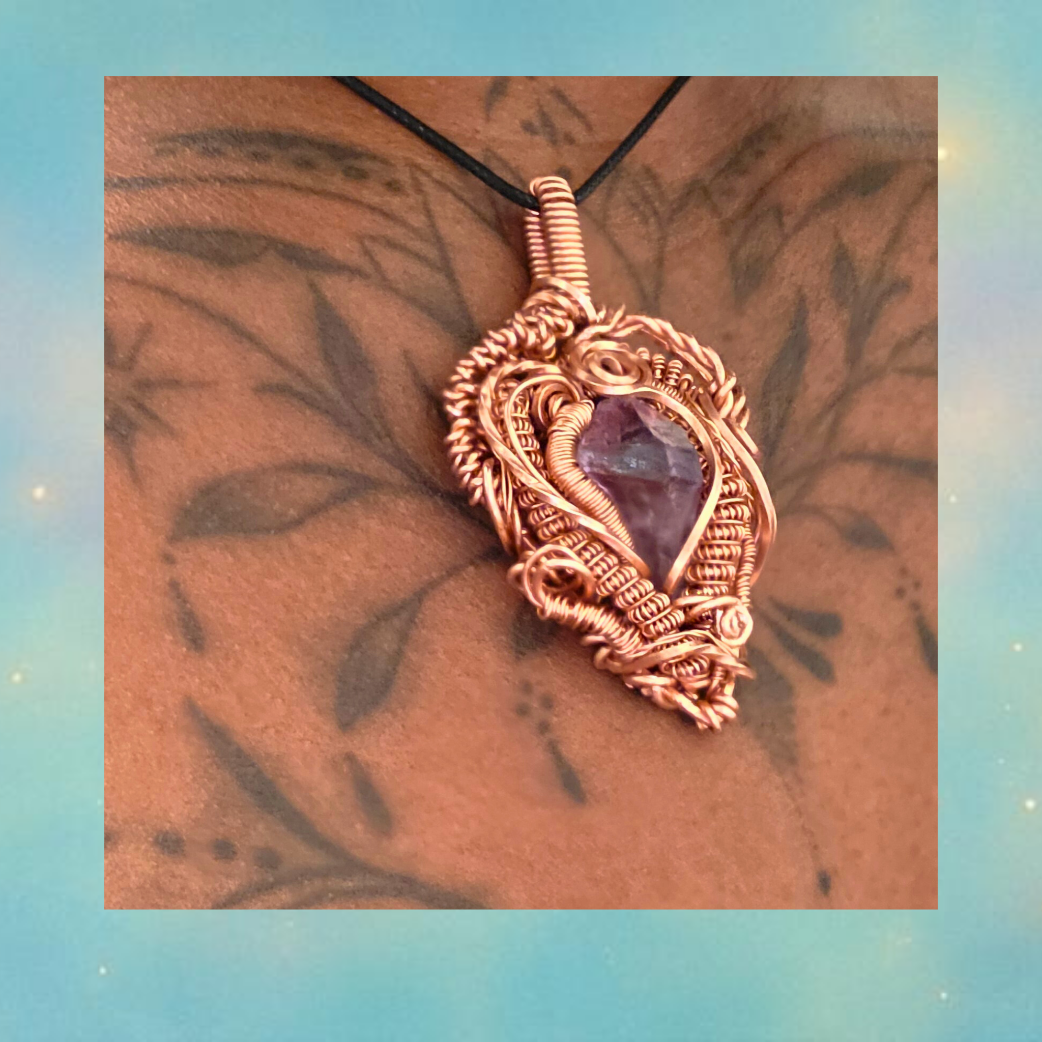 ✨ Amethyst + Copper Talisman ✨