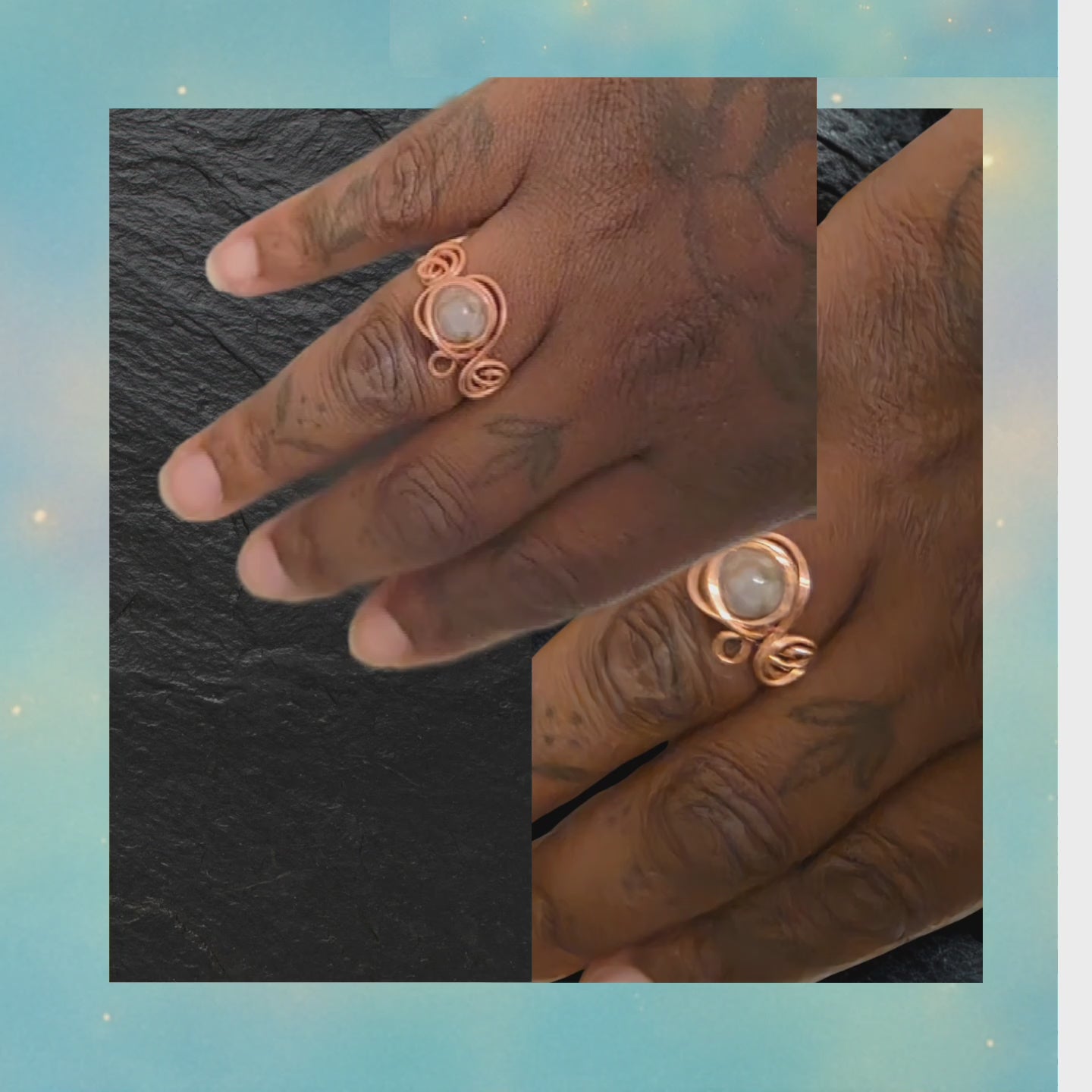 Lilly jasper | Sacred Circle Ring - size 7-10