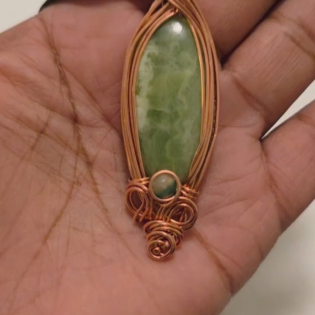 Seraphinite - wings of renewal talisman
