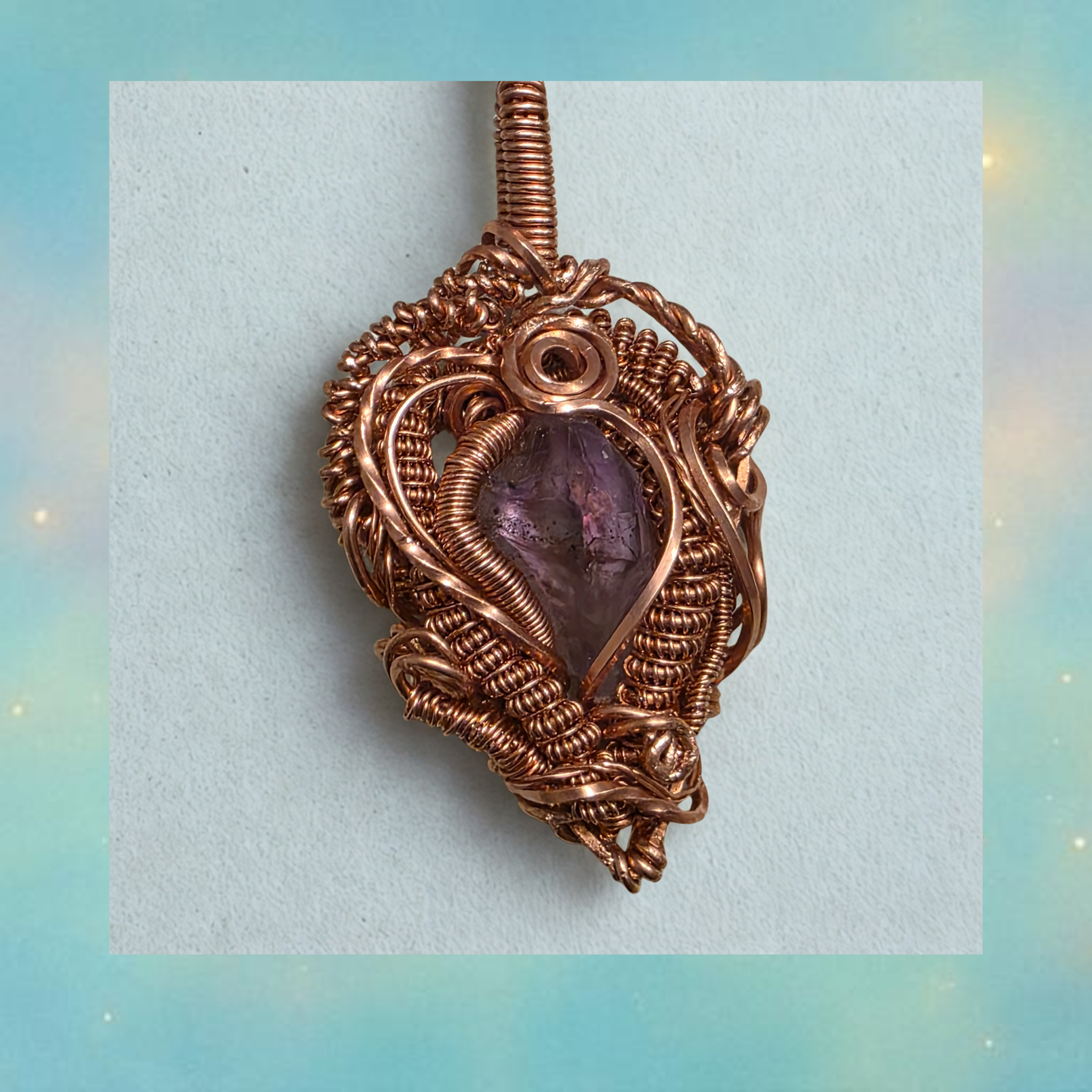 ✨ Amethyst + Copper Talisman ✨