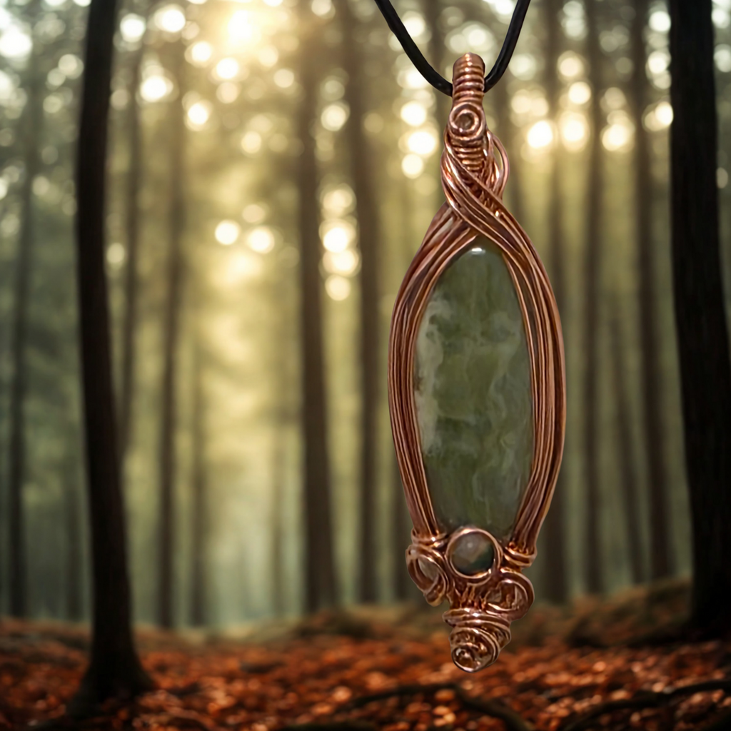 Seraphinite - wings of renewal talisman